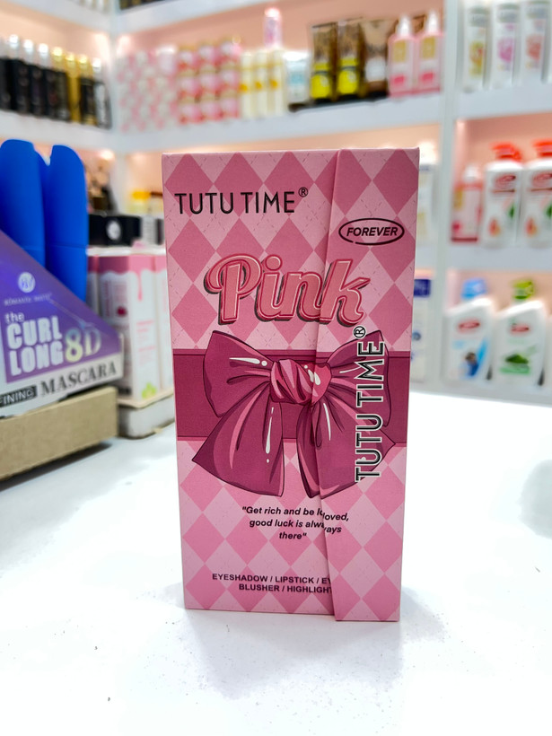 پالت چند کاره کیفی توتو تایم TUTU TIME مدل صورتی PINK